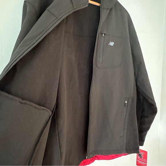 New Balance Men’s Soft Shell Full Zip Corduroy Side Jacket Size Large - Picture 9 of 14